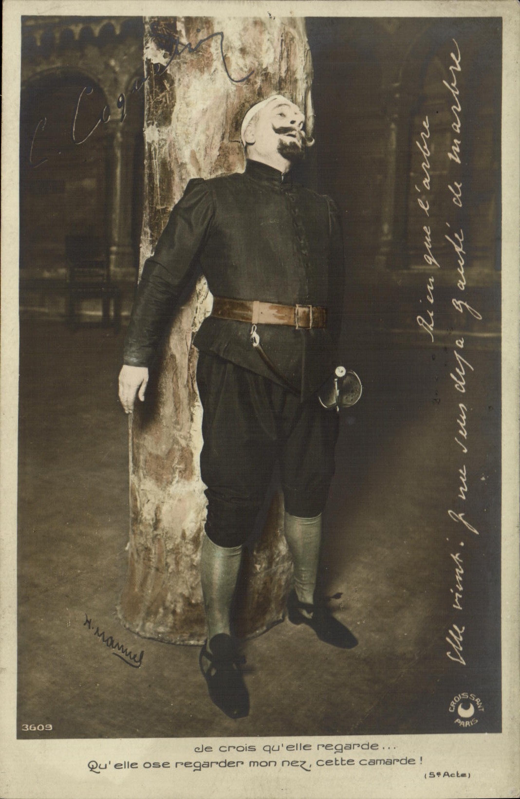 CPA Fantaisie Cyrano de Bergerac Rostand