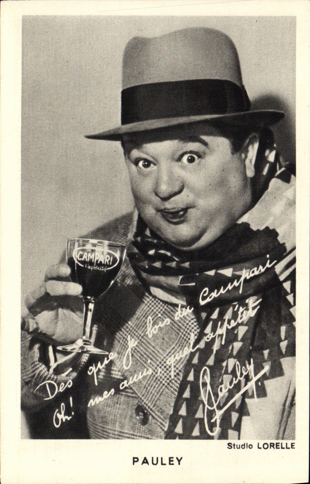 CPA Pauley Publicite Campari