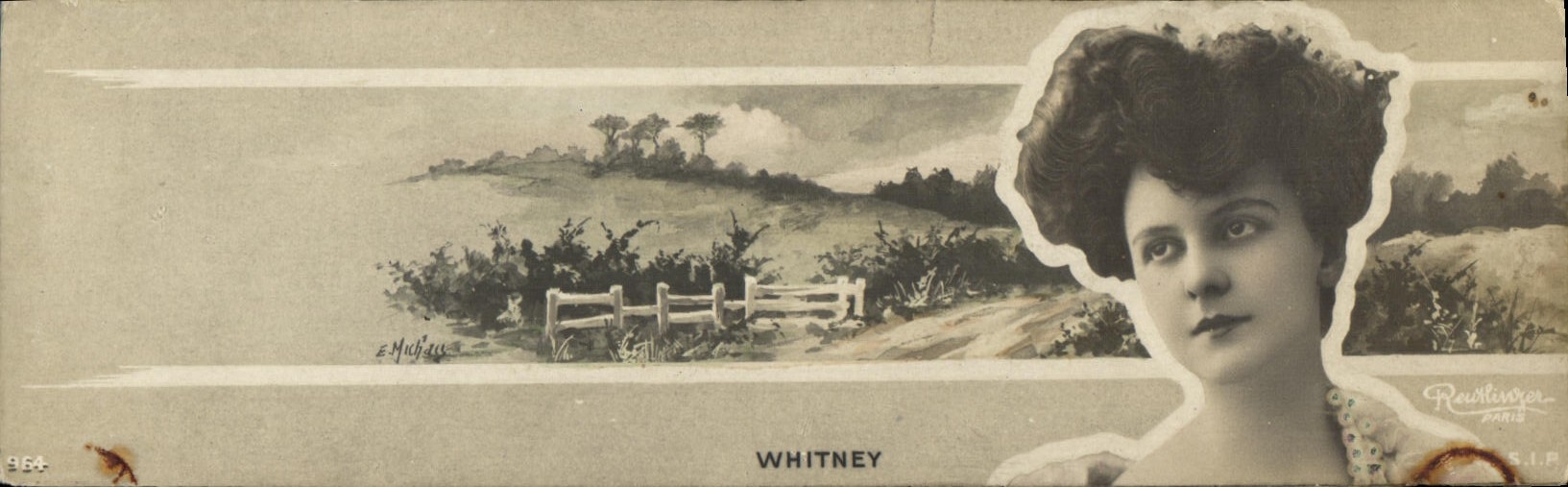 CPA Fantaisie Femme Whitney