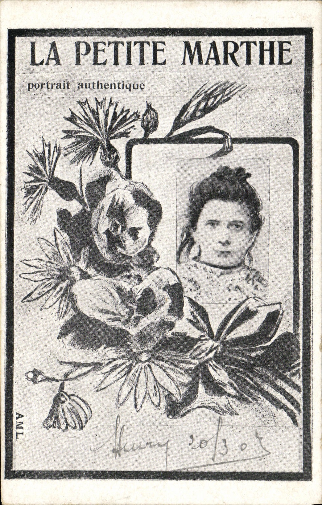 POSTAL de la VENDIMIA pequeña la Marta