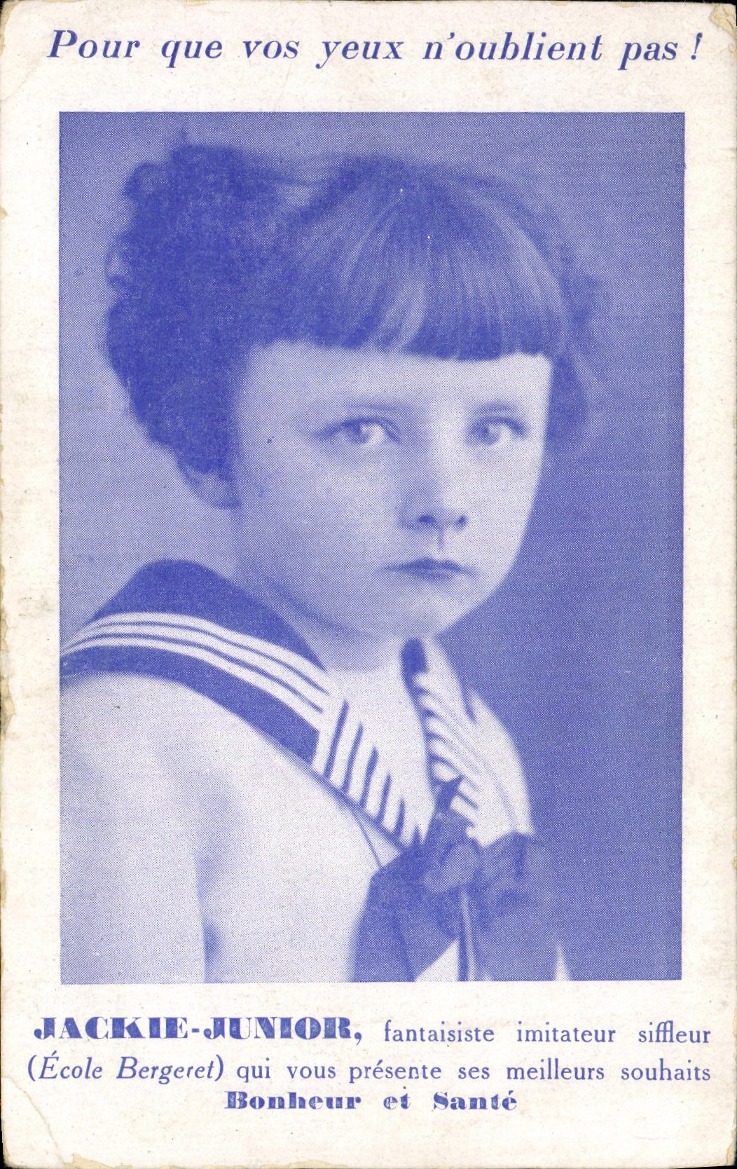 VINTAGE POSTCARD Fantasy Jackie Junior