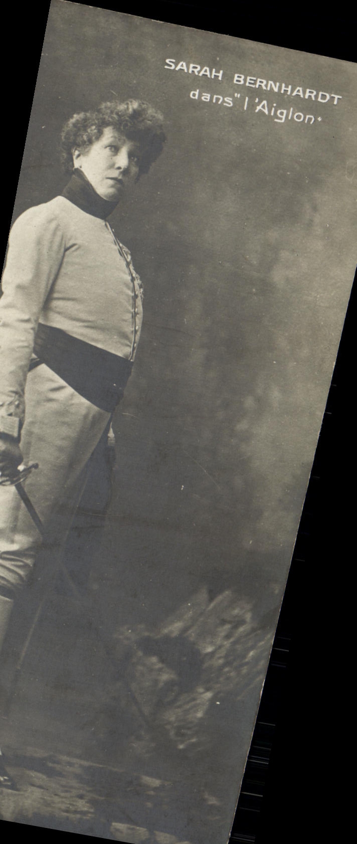 CPA Fantaisie Sarah Bernhardt L'aiglon