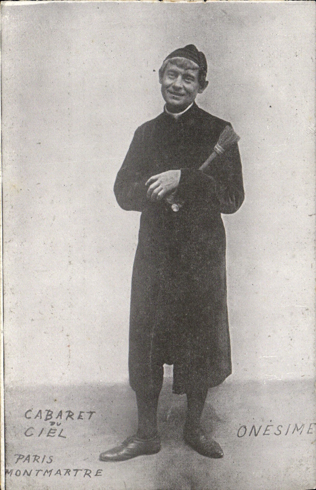 Teatro París Montmartre de la POSTAL de la VENDIMIA el onesime del cielo