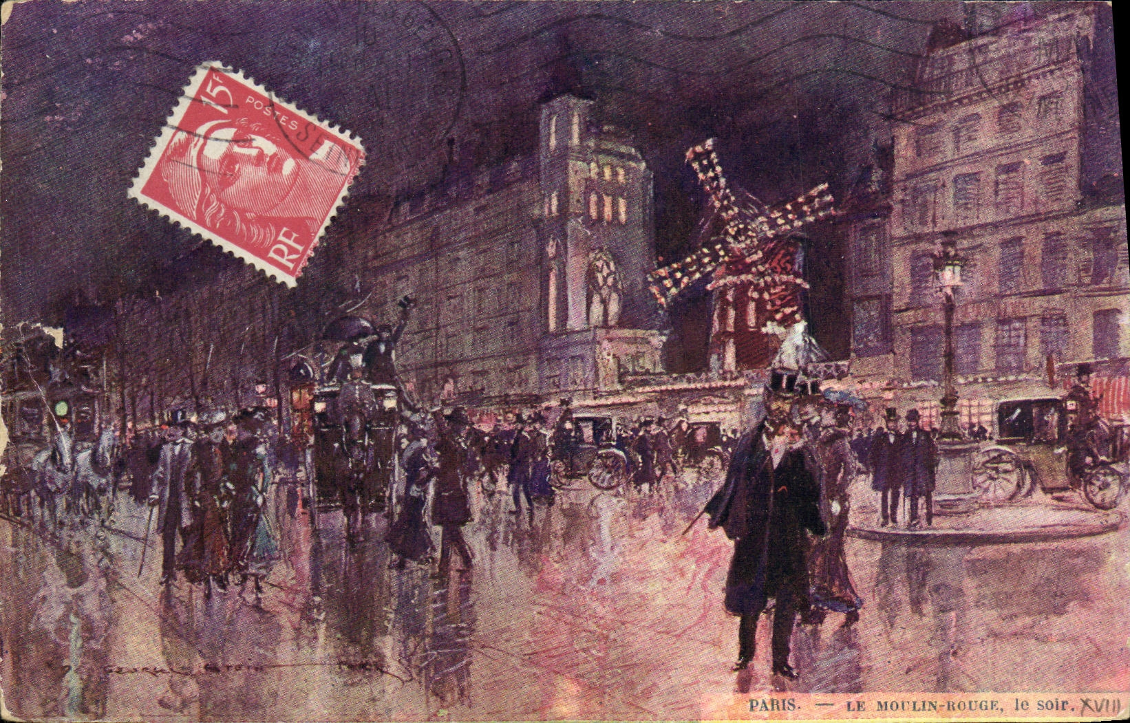 CPA Theatre Paris Moulin Rouge 