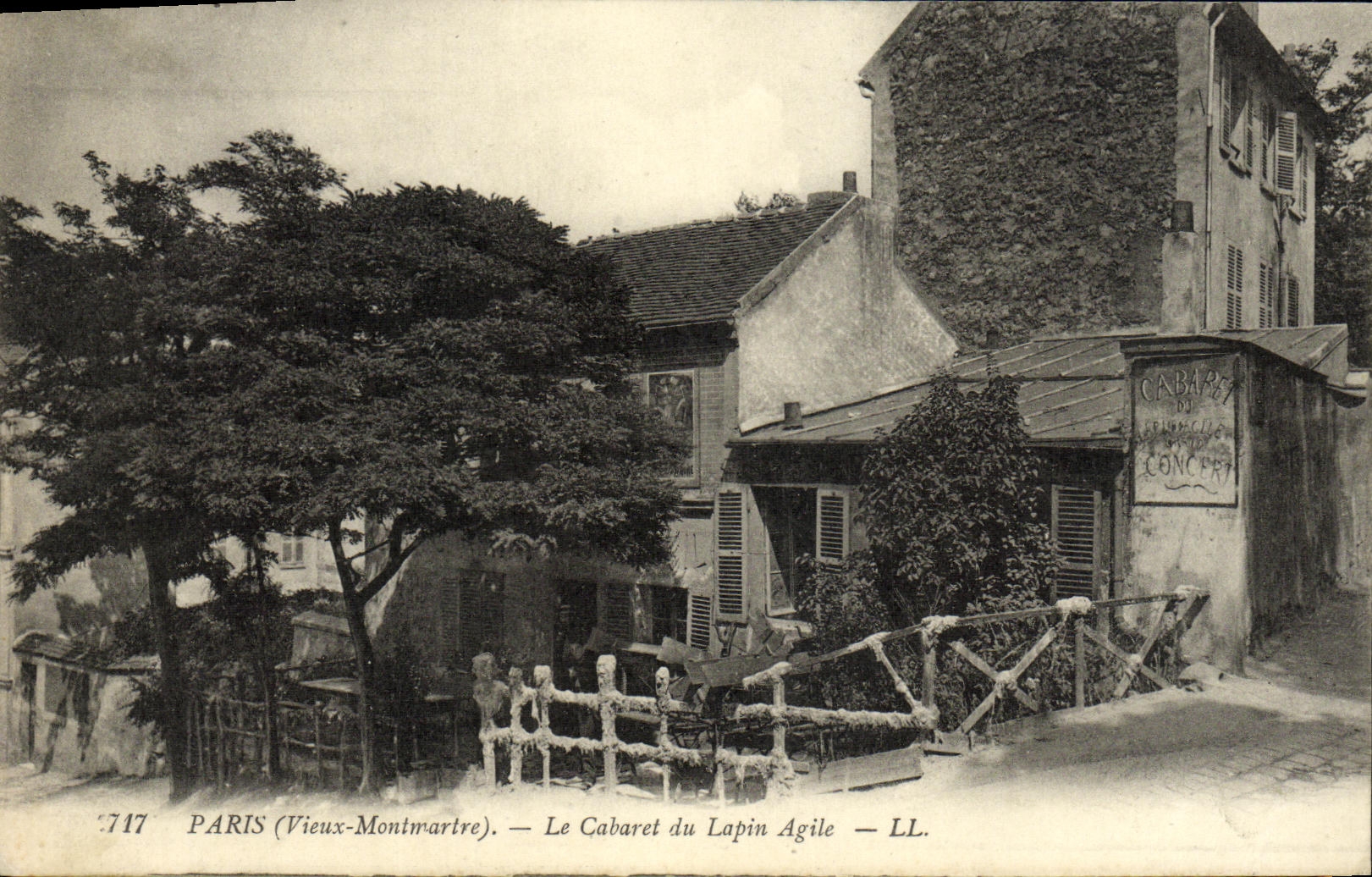 CPA Paris Montmartre Cabaret du Lapin Agile