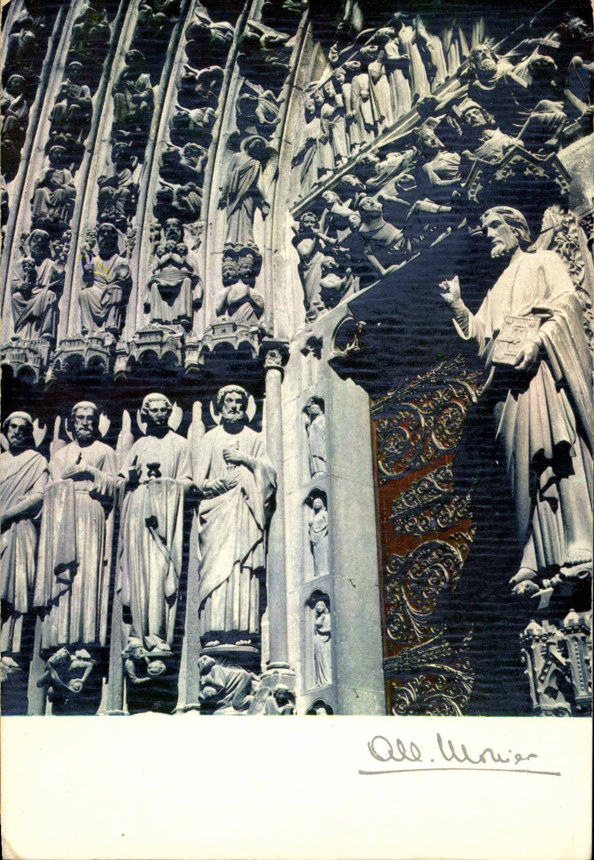 CPM Paris Portail de Notre Dame