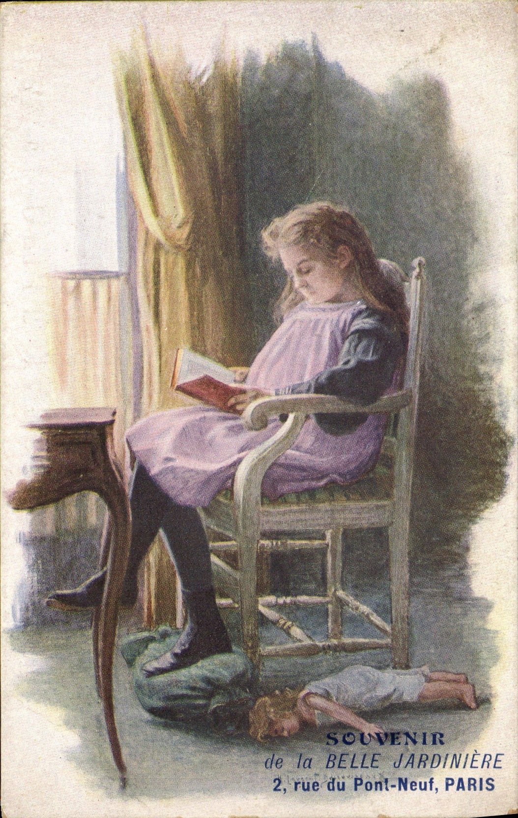 CPA Belle Jardiniere Rue du Pont Neuf Paris Enfant 