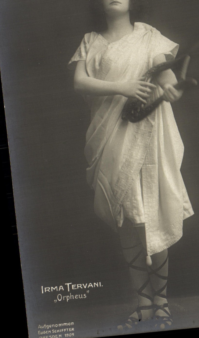 VINTAGE POSTCARD Fantasy Irma Tervani Orpheus