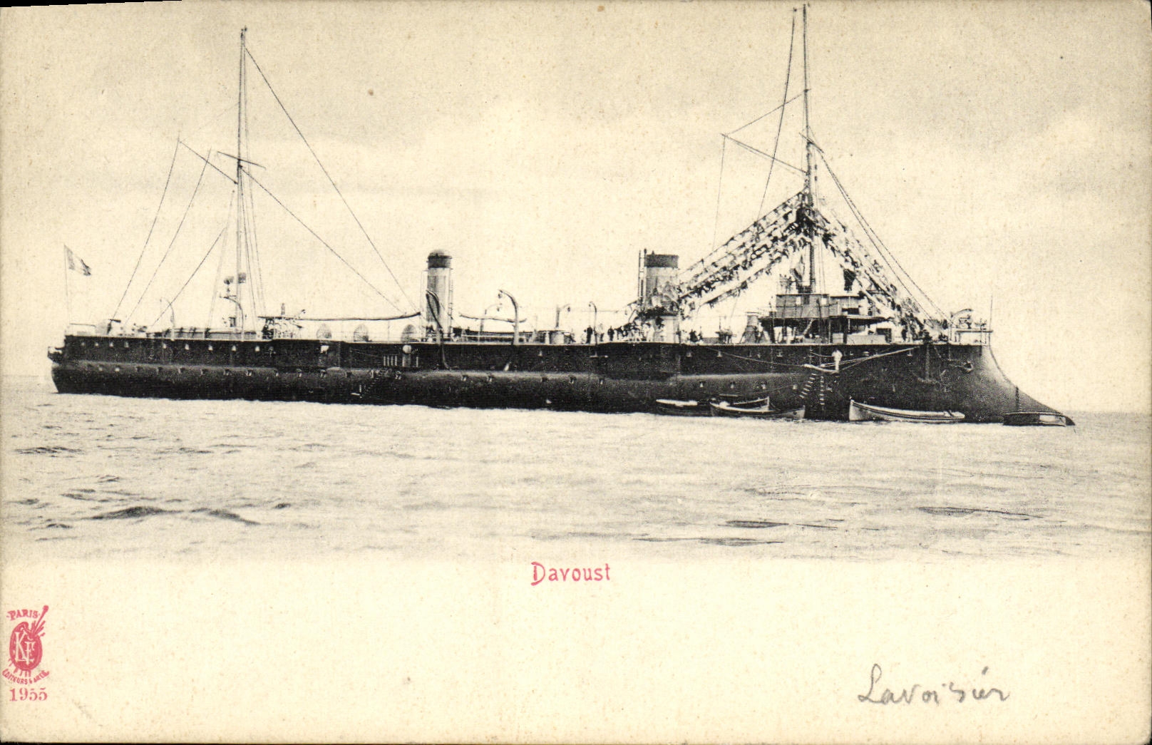 CPA Bateau Davoust