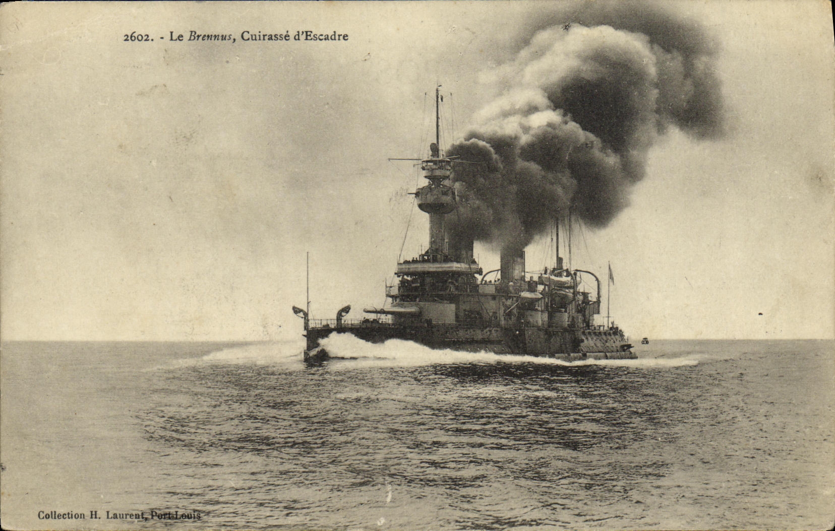 CPA Bateau Brennus Cuirasse d'escadre