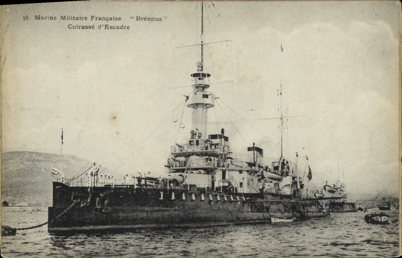 CPA Bateau Brennus Cuirasse d'escadre