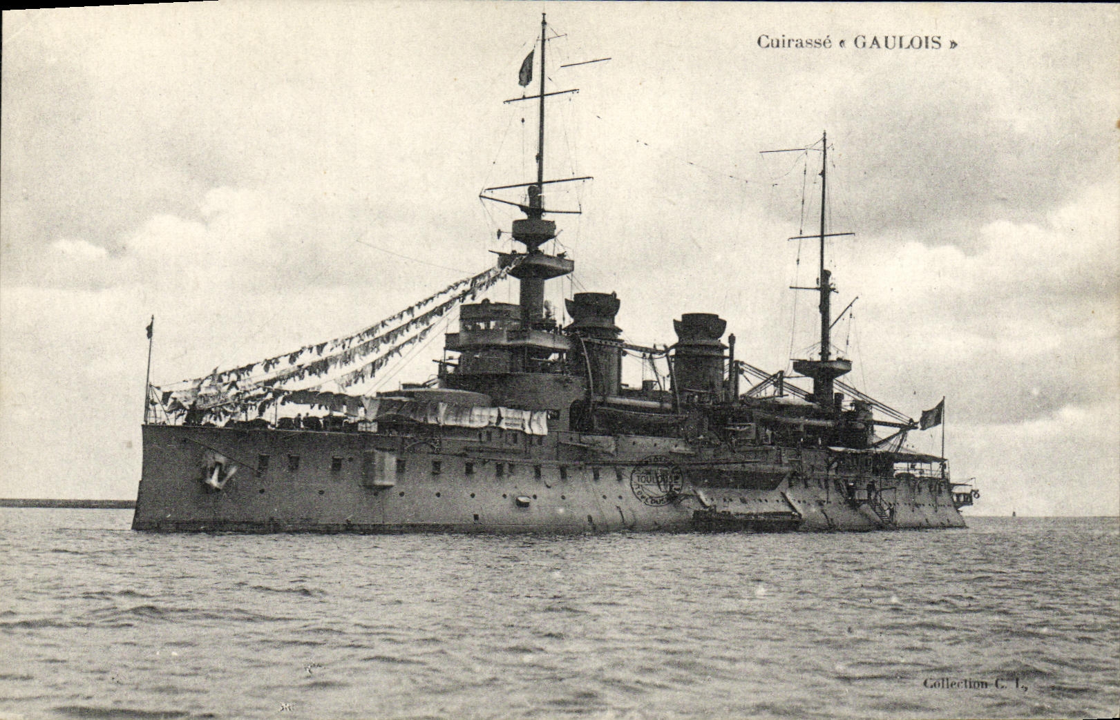 CPA Bateau Cuirasse Gaulois