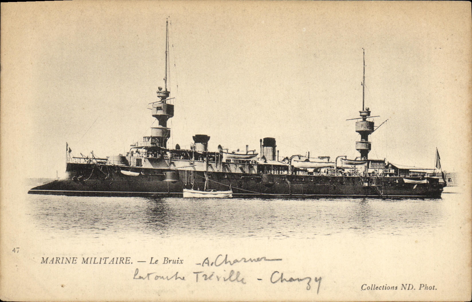 VINTAGE POSTCARD Boat Bruix