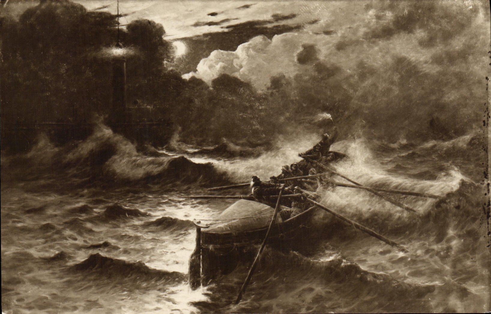 VINTAGE POSTCARD Boat Lifeboat