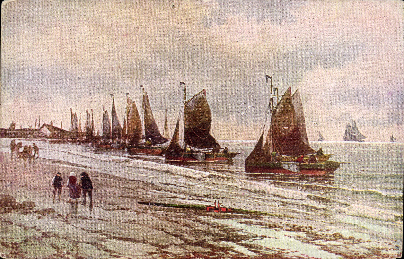 CPA Bateaux de peche 