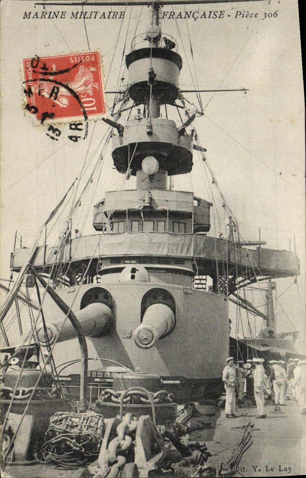 CPA Bateau Piece 306