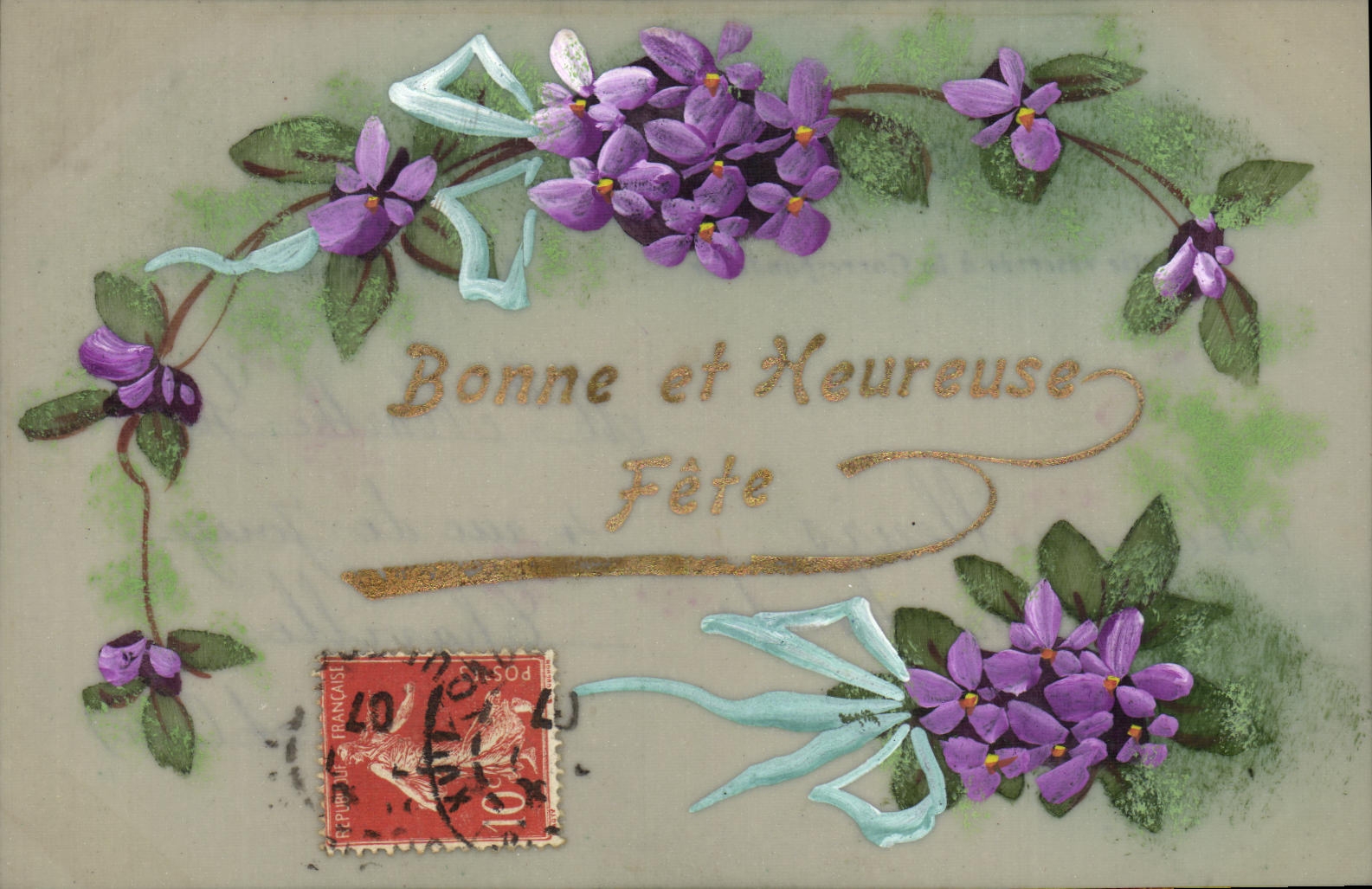 CPA Fantaisie Fleurs 