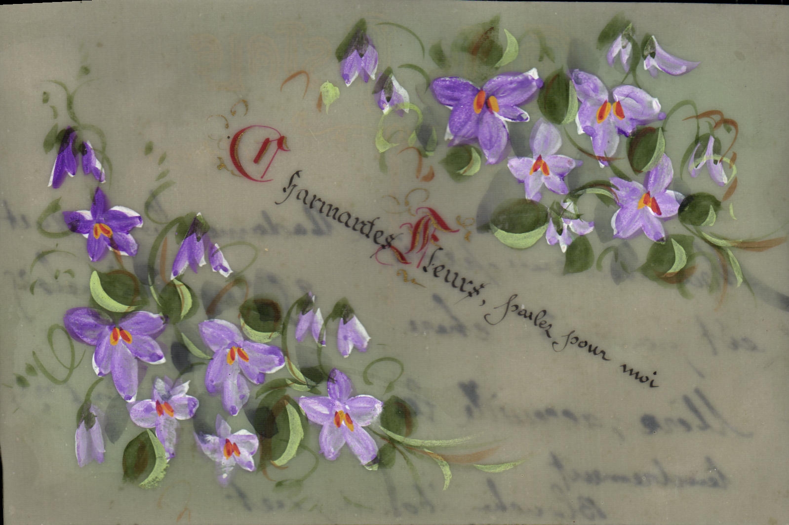 CPA Fantaisie Fleurs 