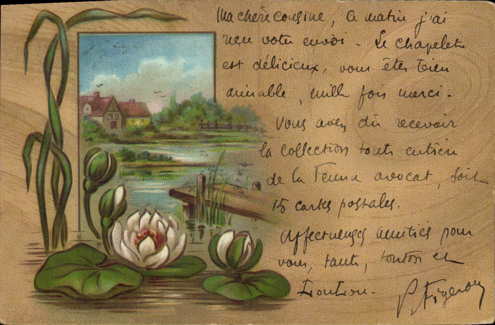 CPA Fantaisie Fleurs 