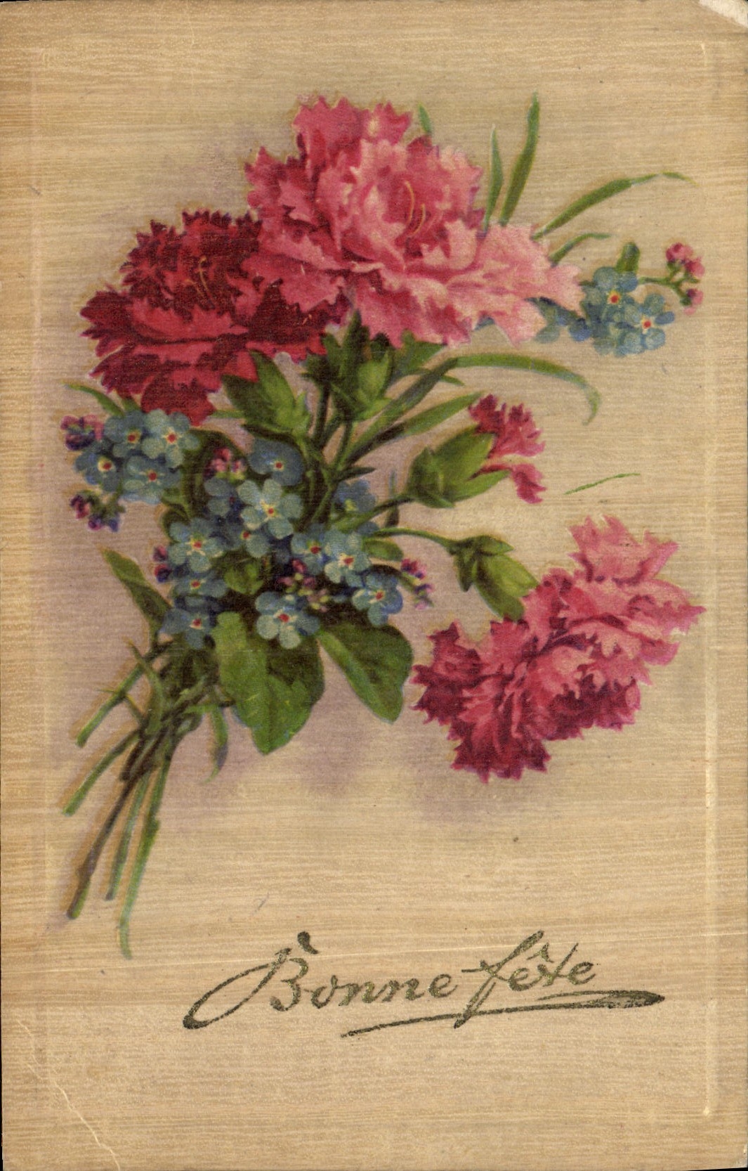 CPA Fantaisie Fleurs