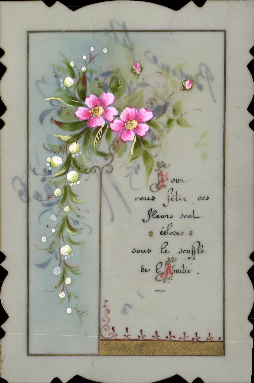 CPA Fantaisie Fleurs 