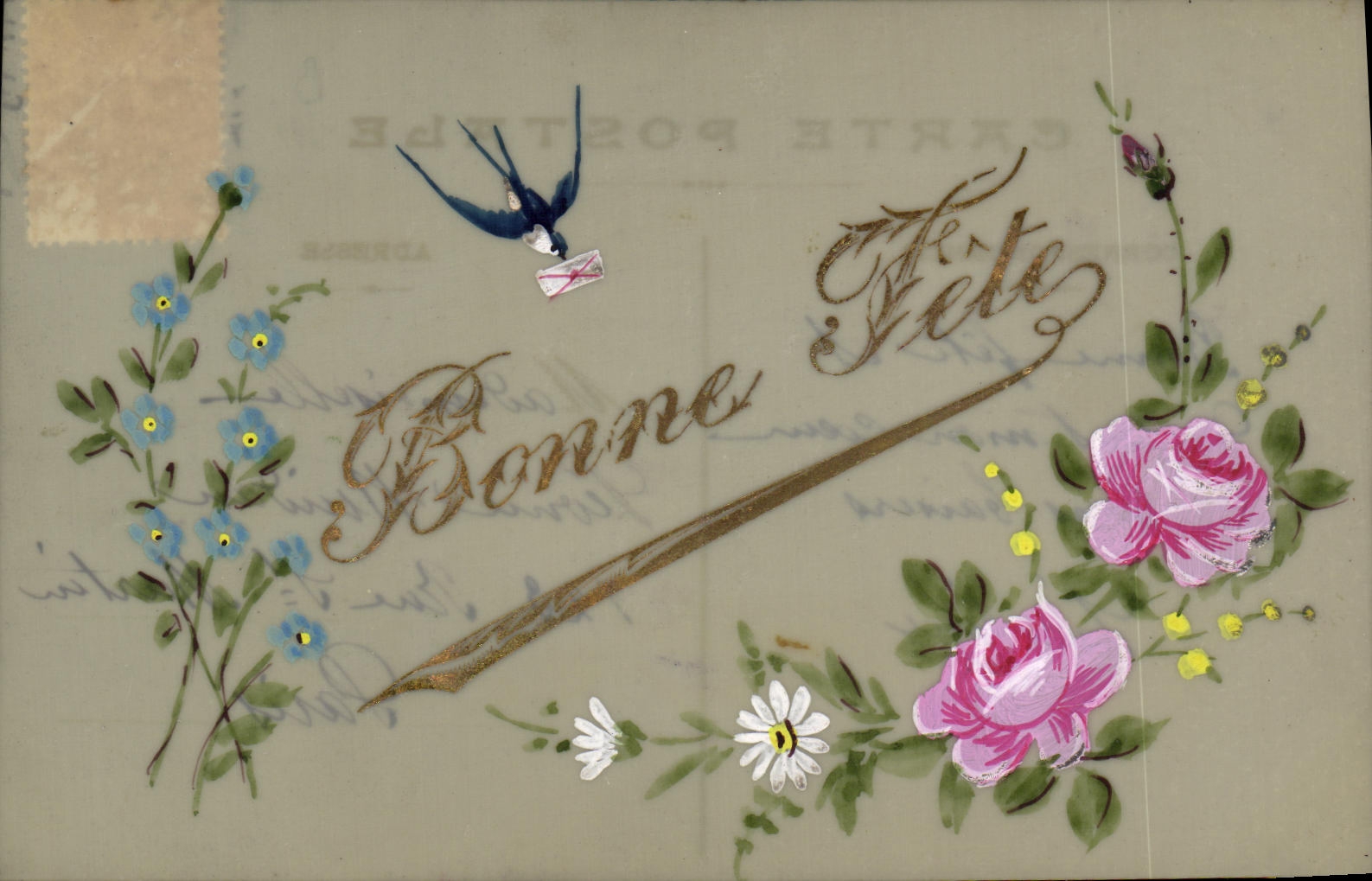 CPA Fantaisie Fleurs 