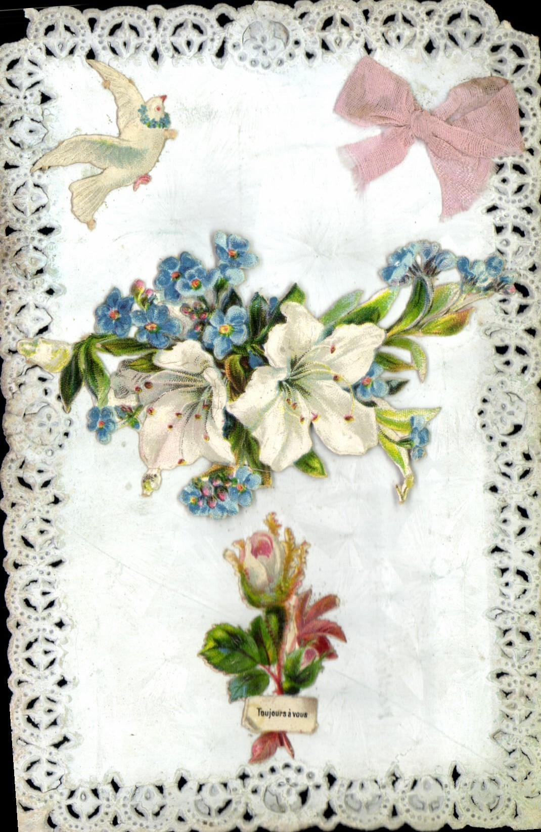 CPA Fantaisie Fleurs 