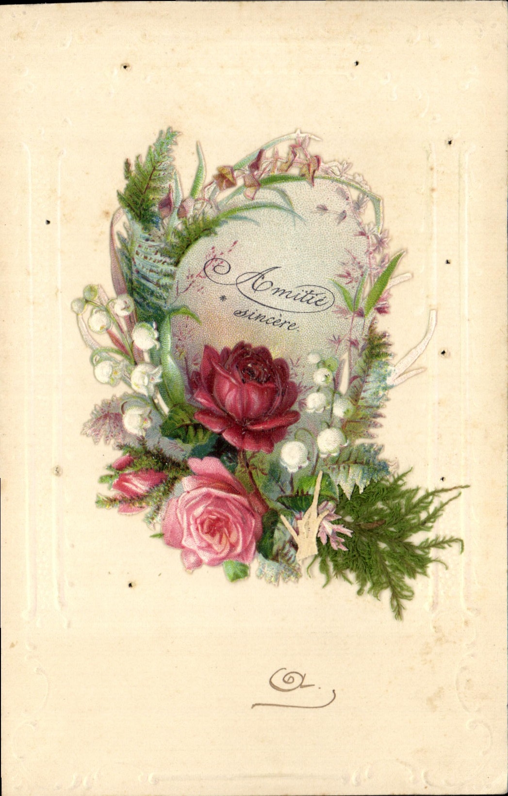 CPA Fantaisie Fleurs 