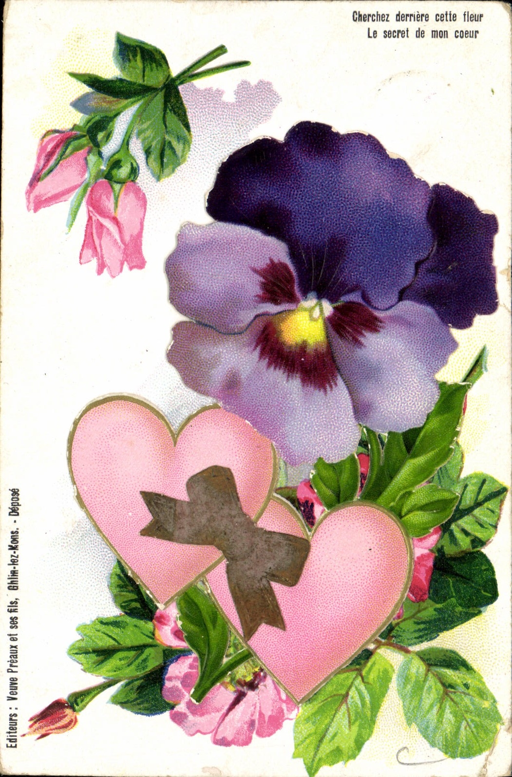 CPA Fantaisie Fleurs 