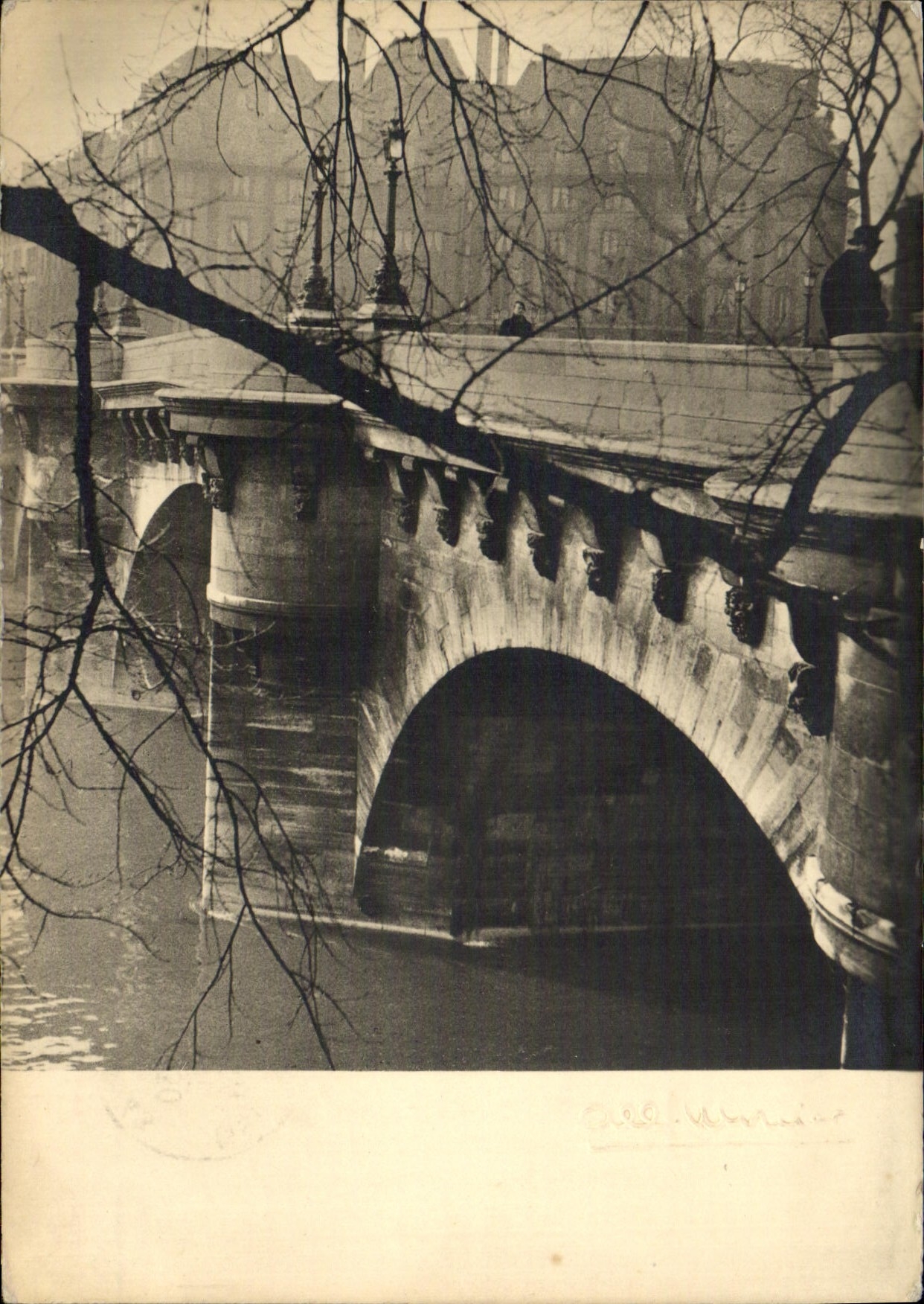 POSTAL MODERNA nuevo puente de París