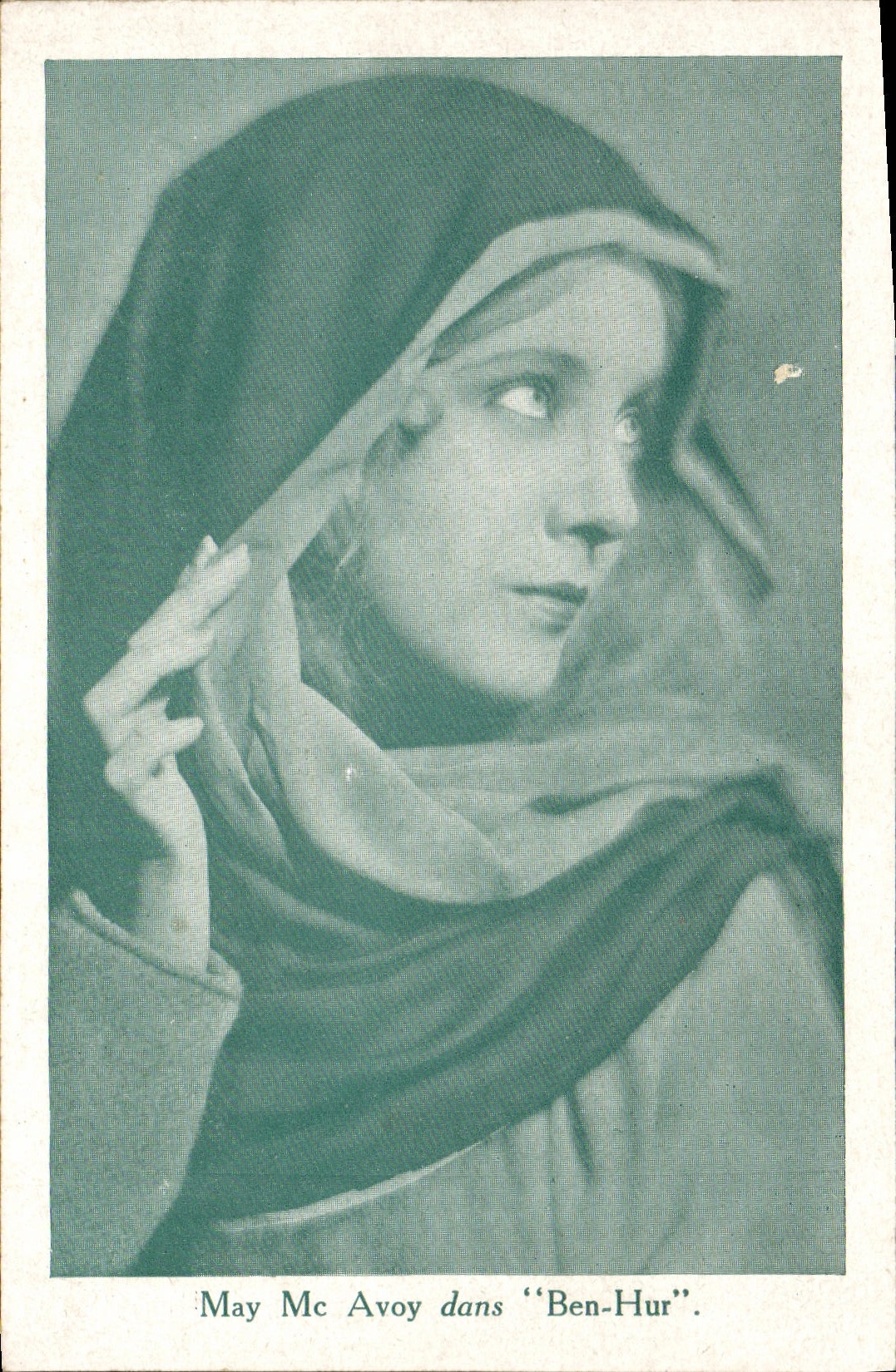 La mujer de la fantasía de la POSTAL de la VENDIMIA puede Mc Avoy en Ben Hur