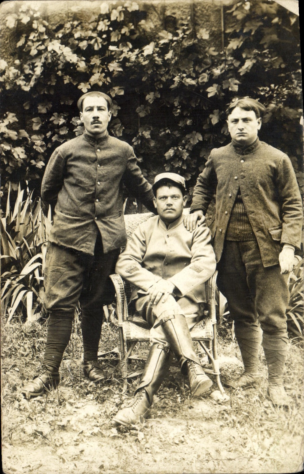 CARTE PHOTO Soldats