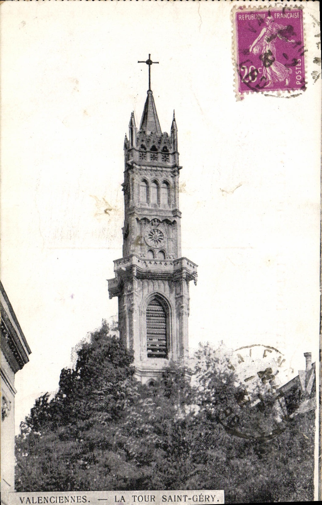 VINTAGE POSTCARD Valencian the tower Gery Saint