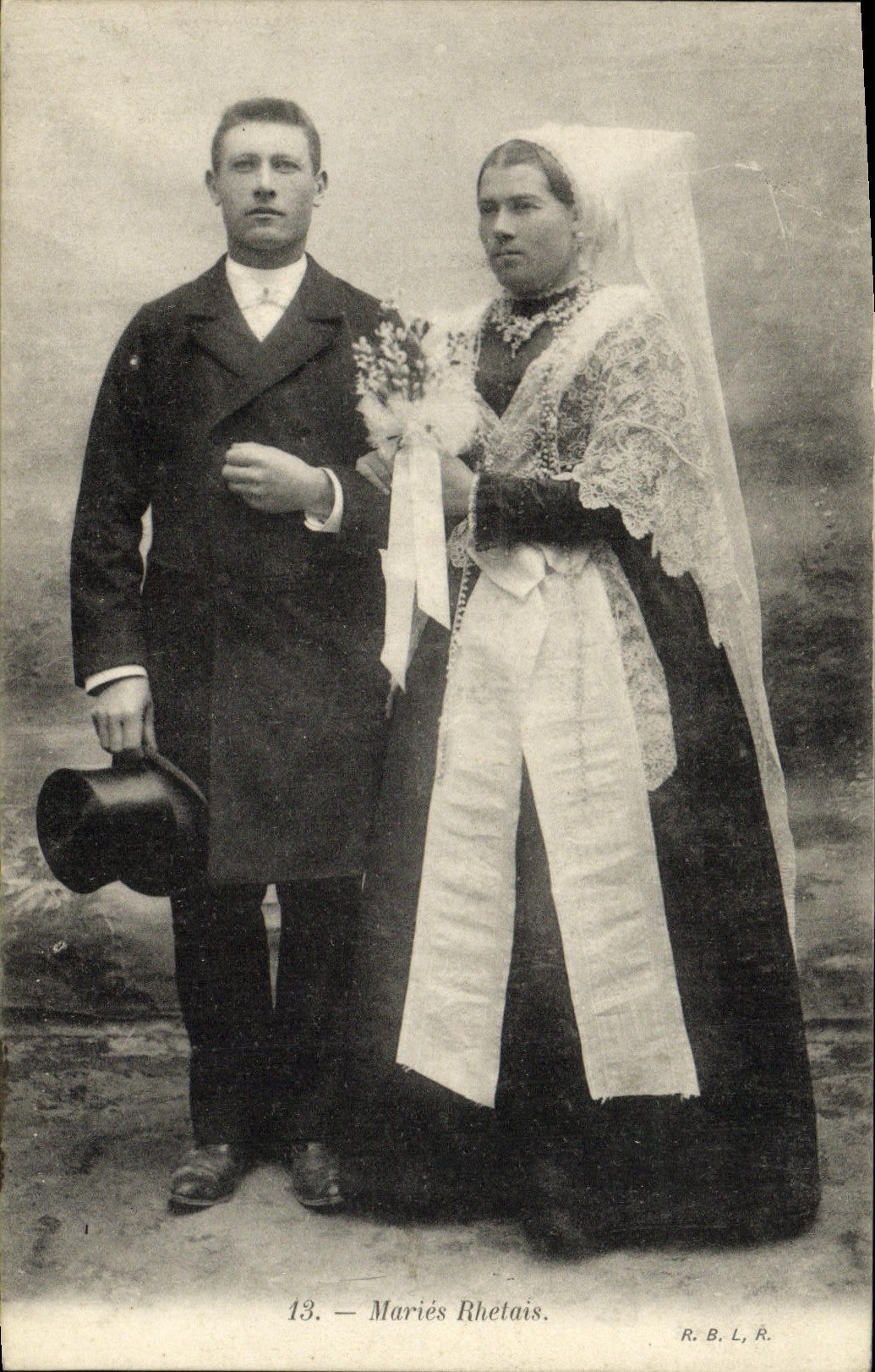 CPA Maries Rhetais Folklore 