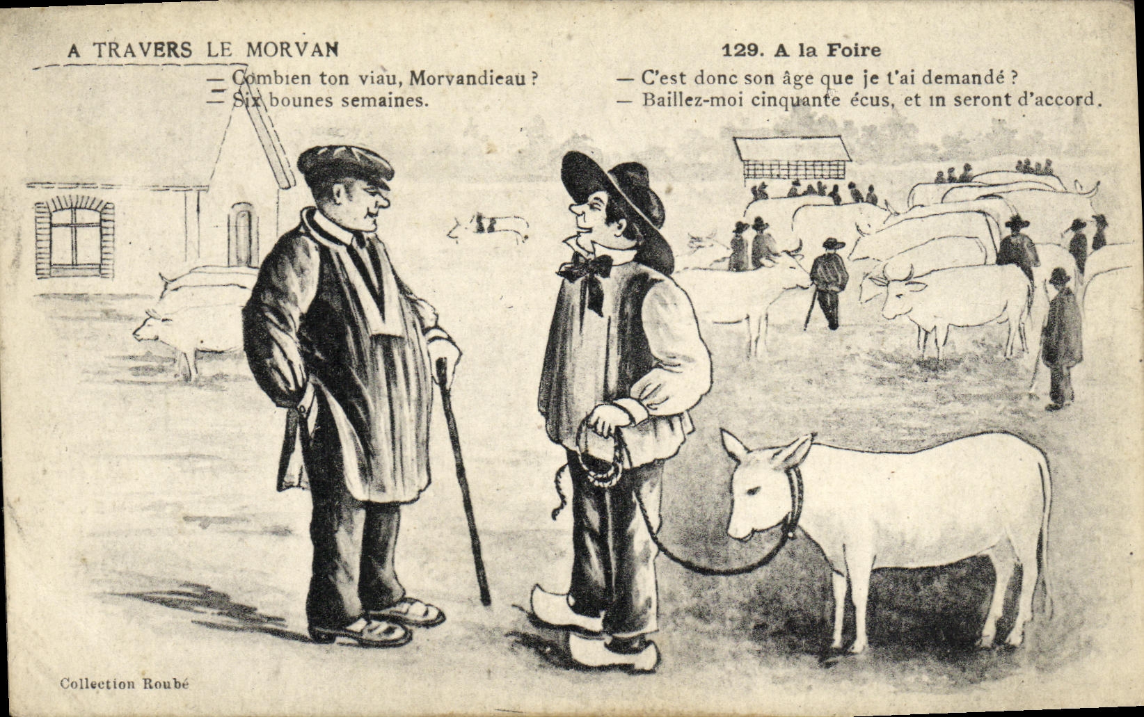 CPA Nos bons paysans Distraction 