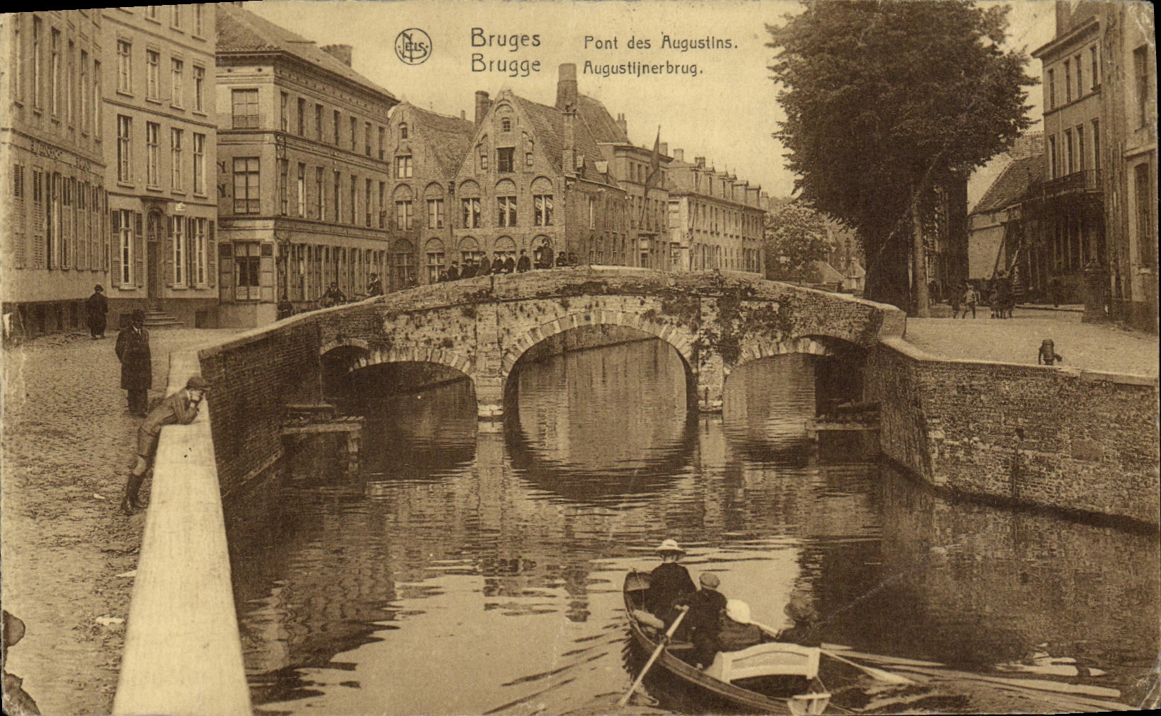 CPA Bruges Pont des Augustins 