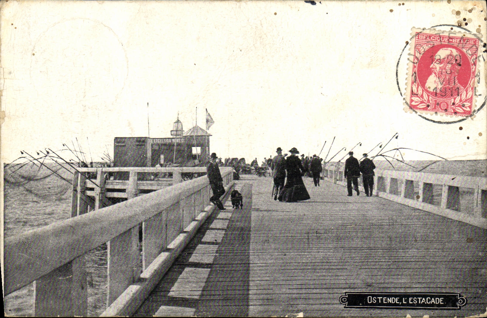 CPA Ostende L'estacade