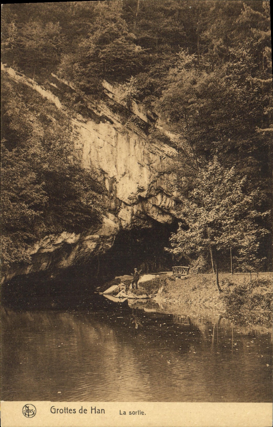 CPA Grottes de Han La sorile