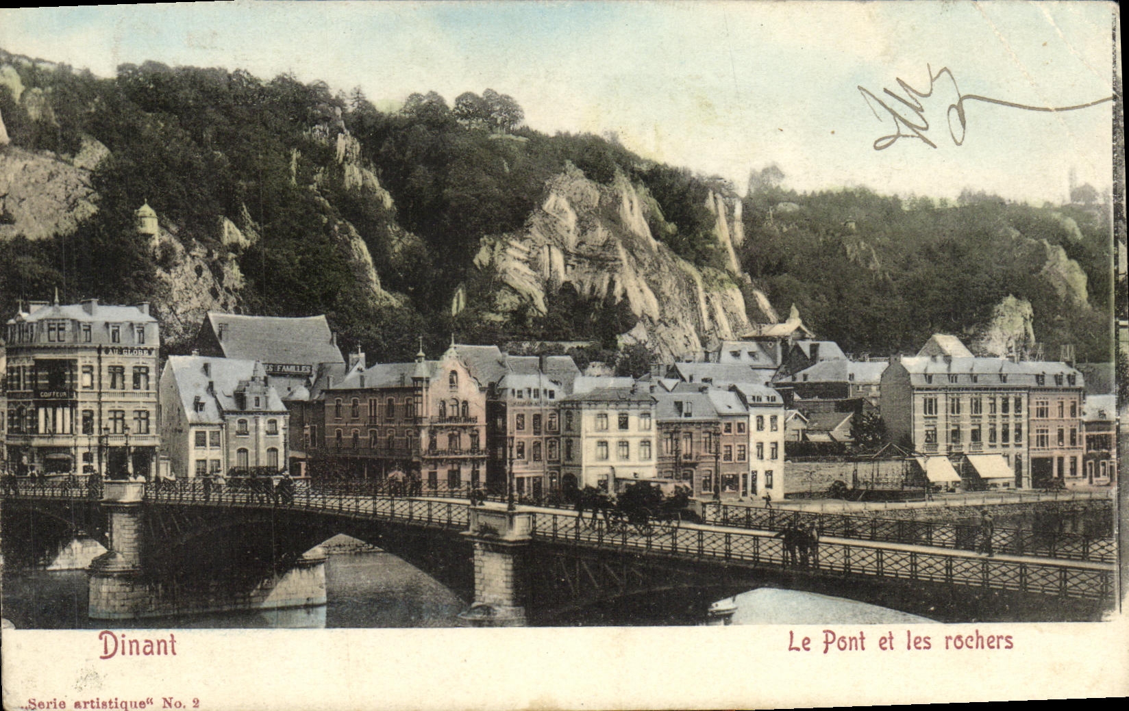 VINTAGE POSTCARD Dining the Bridge and Rocks