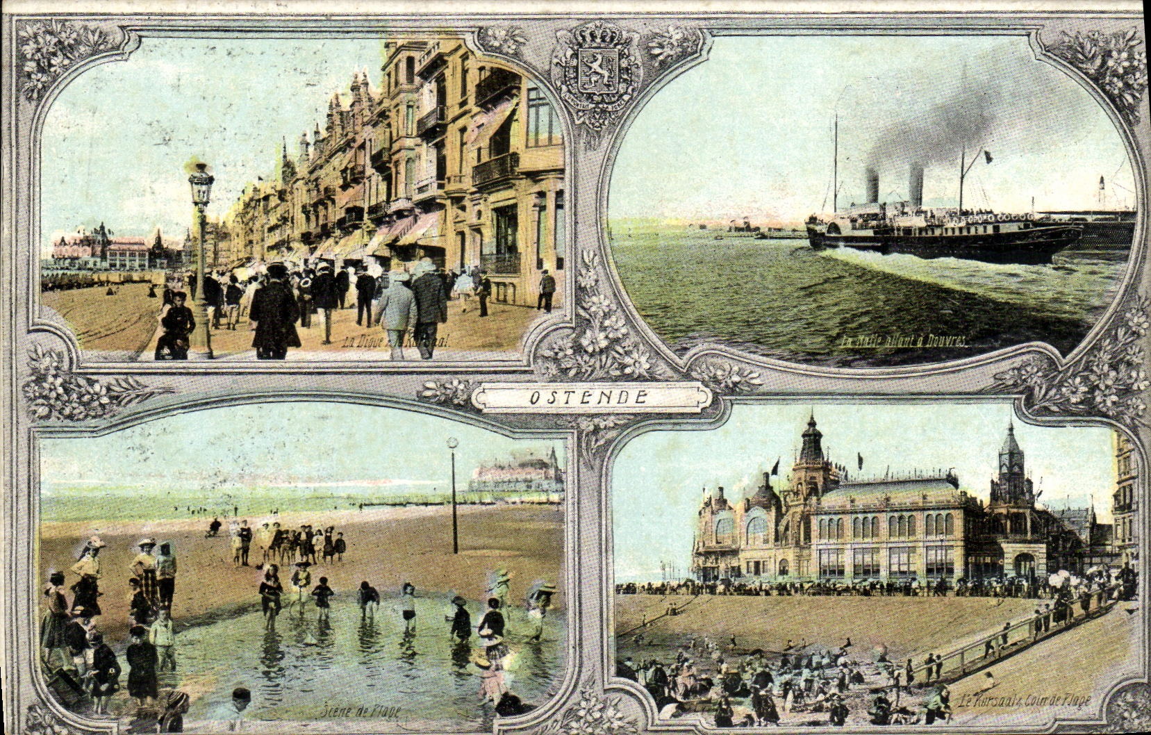 POSTAL Ostende de la VENDIMIA