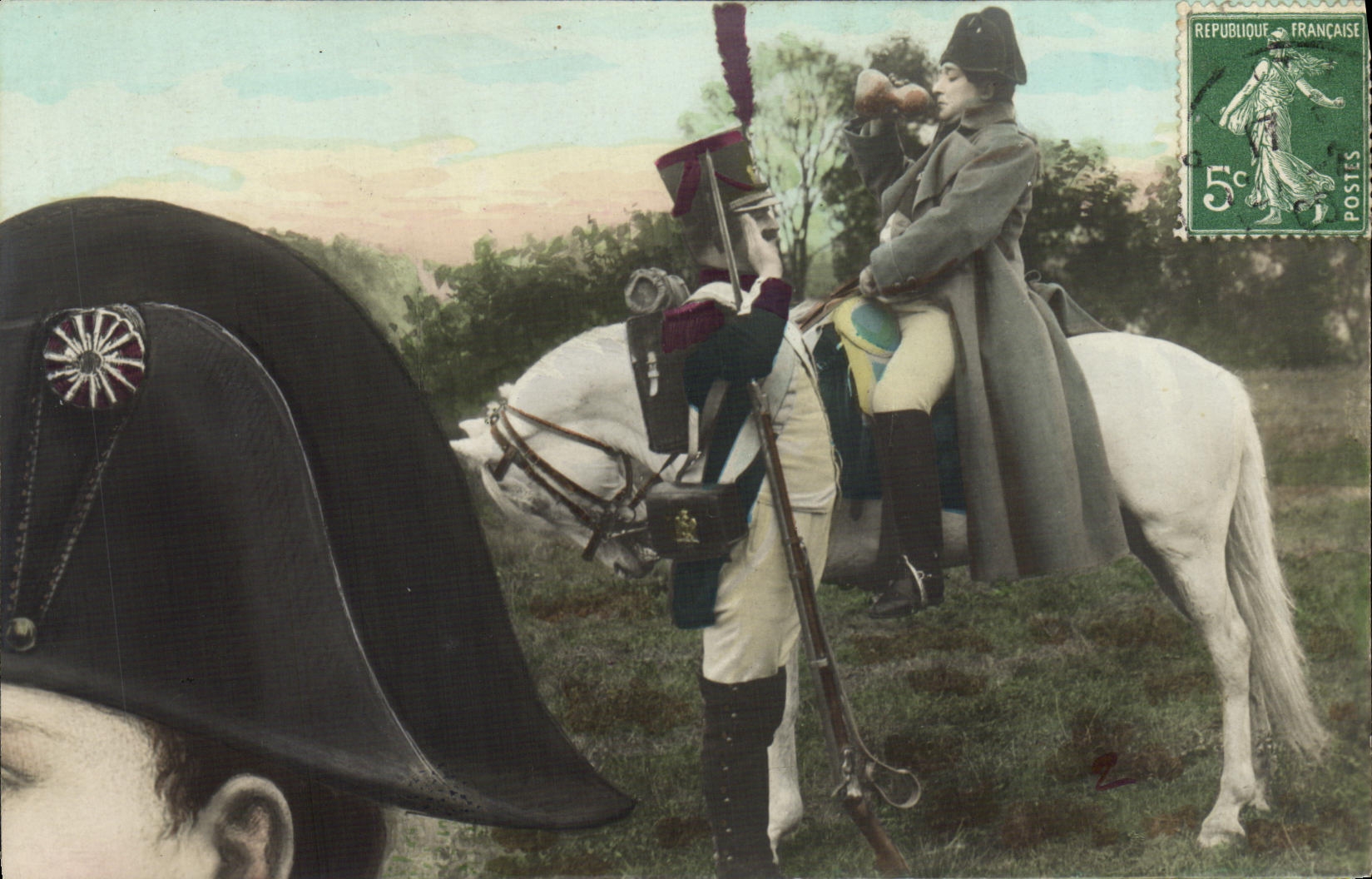 CPA Fantaisie Napoleon 1er