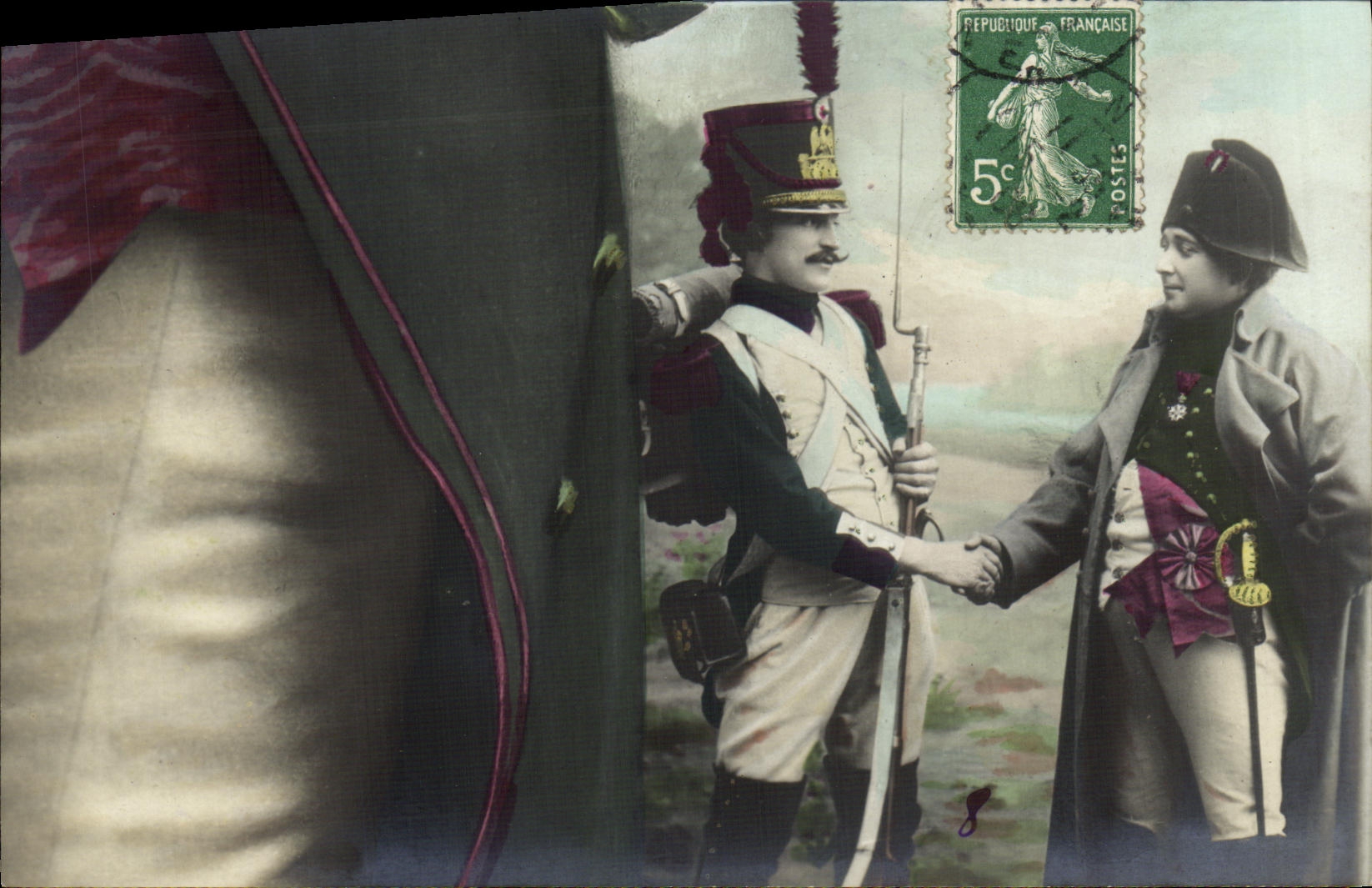 CPA Fantaisie Napoleon 1er