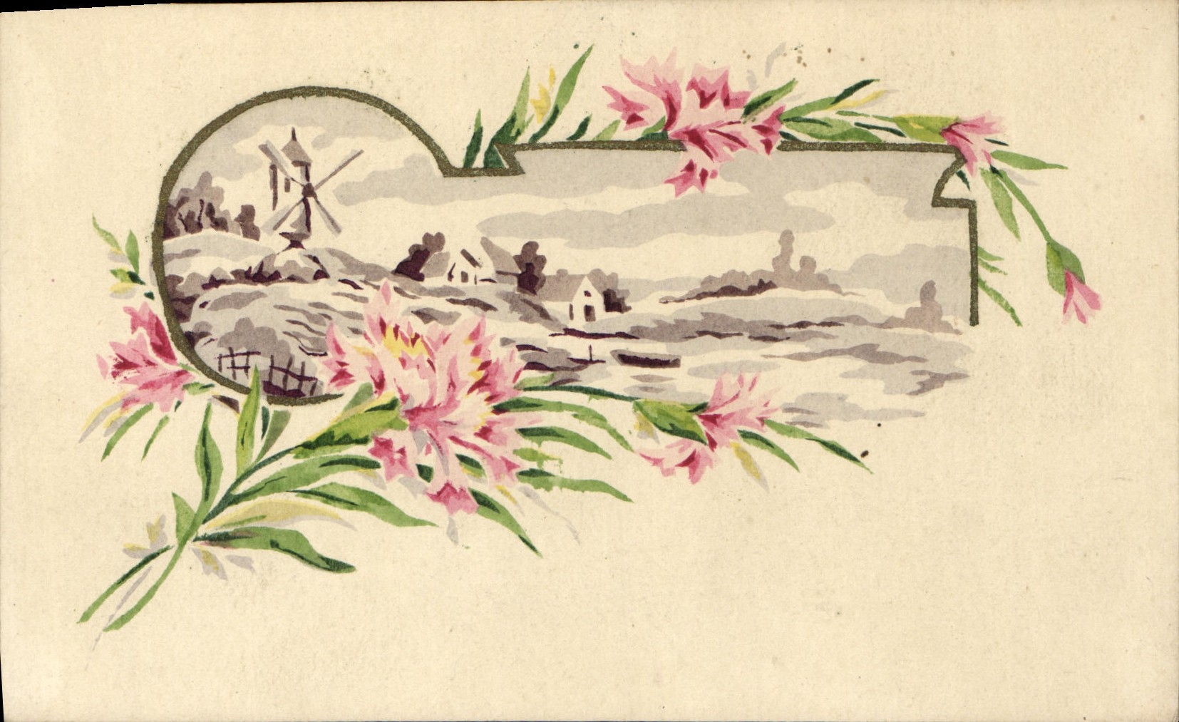 CPA Fantaisie Moulin a vent