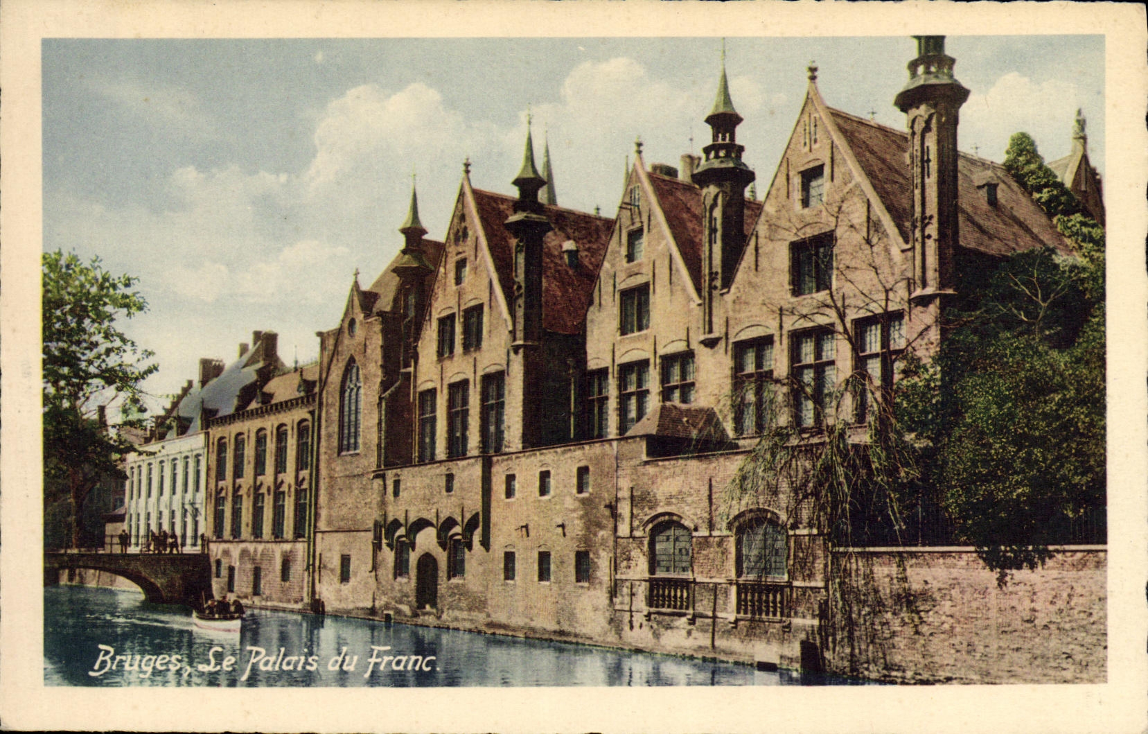 CPA Bruges Le palais du Franc 