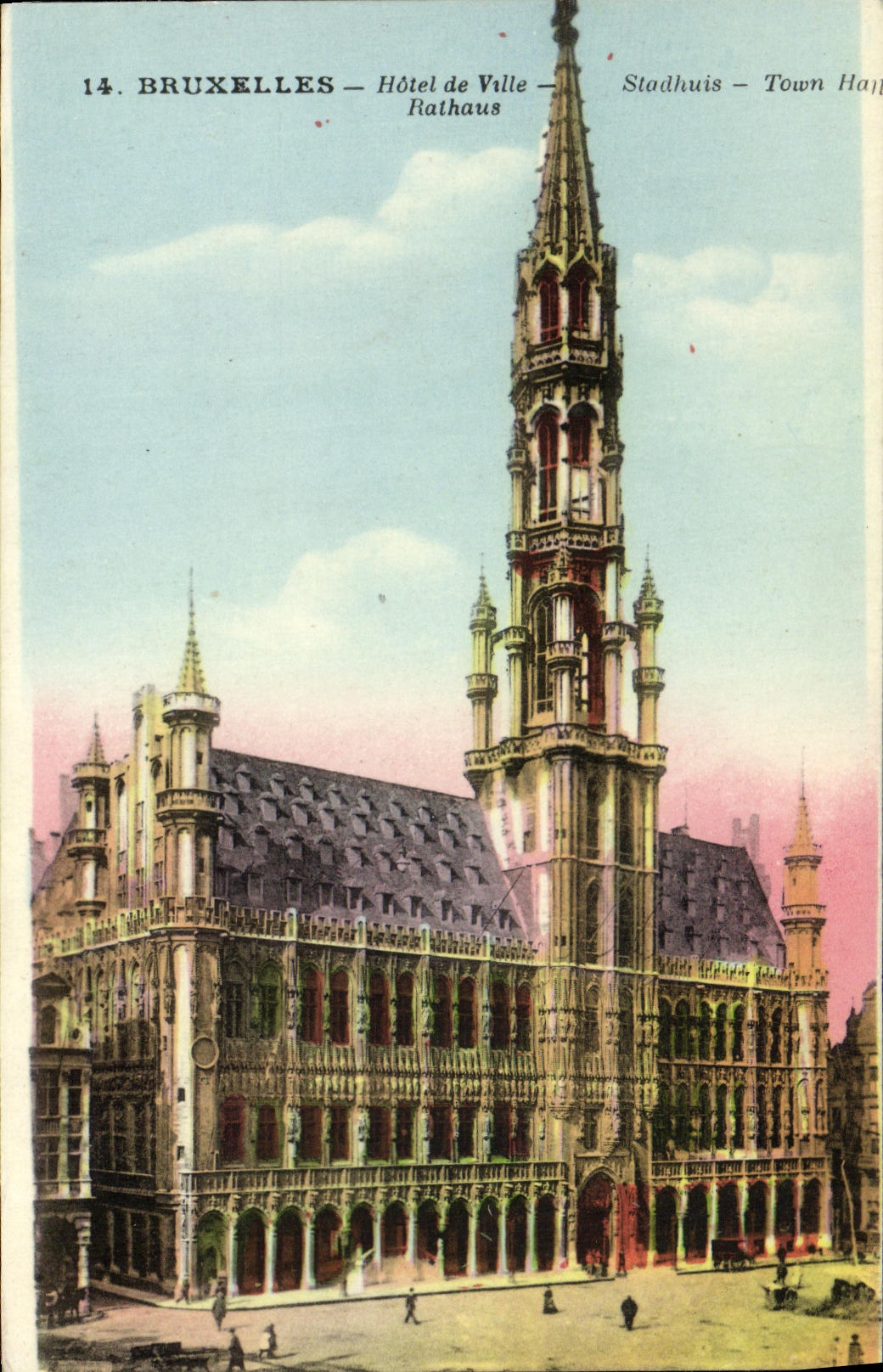 CPA Bruxelles Hotel de ville