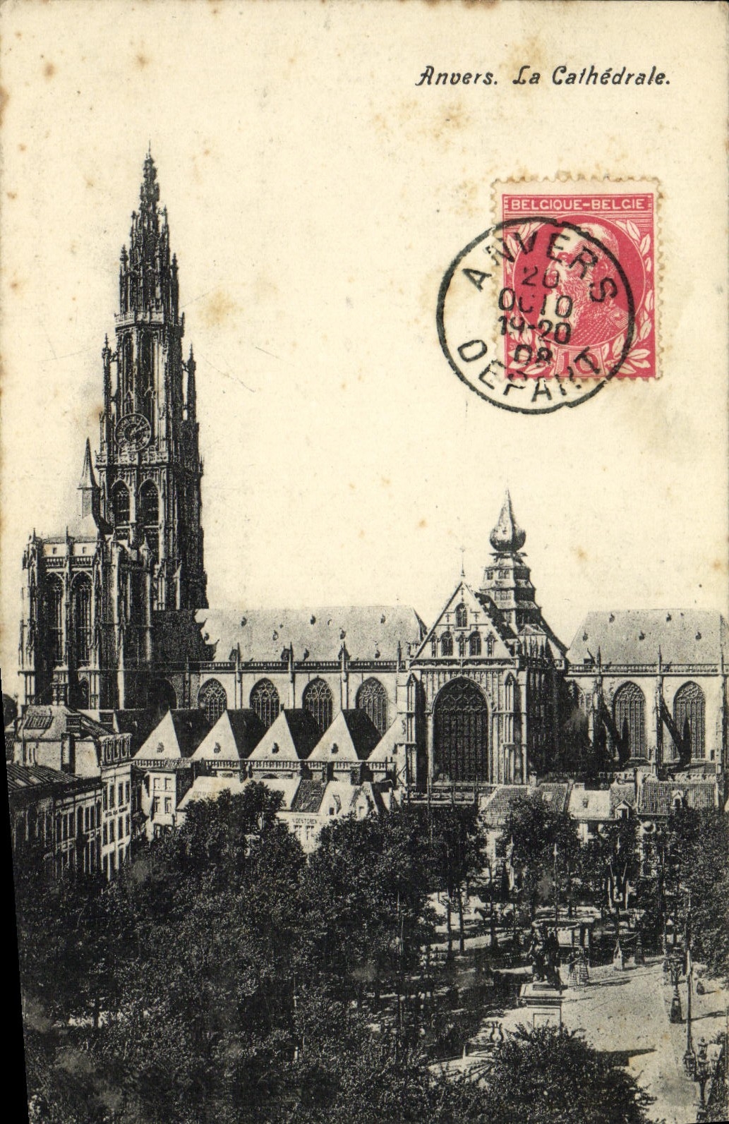 CPA Anvers La cathedrale 
