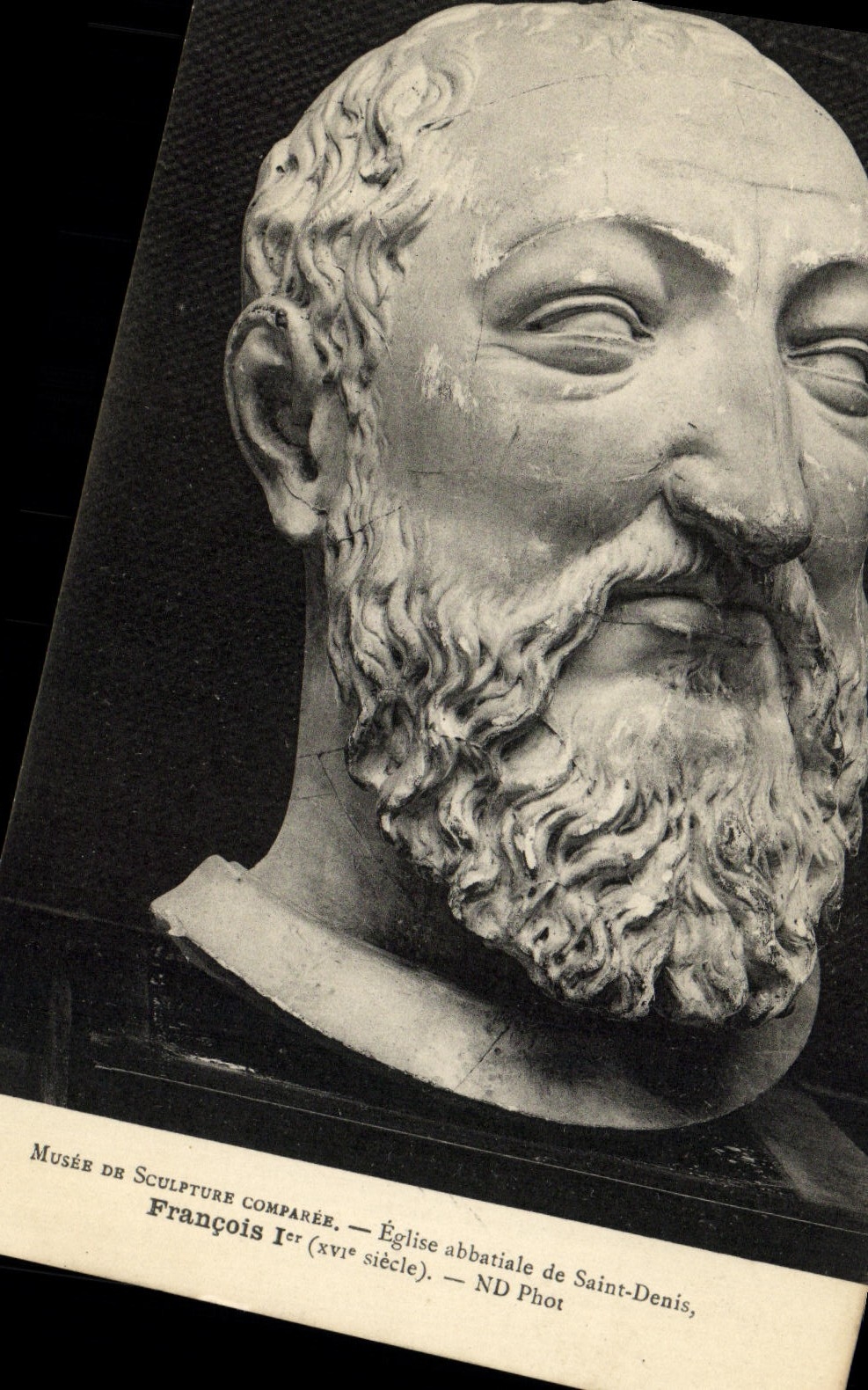 VINTAGE POSTCARD Abbey church of Saint Denis François 1st