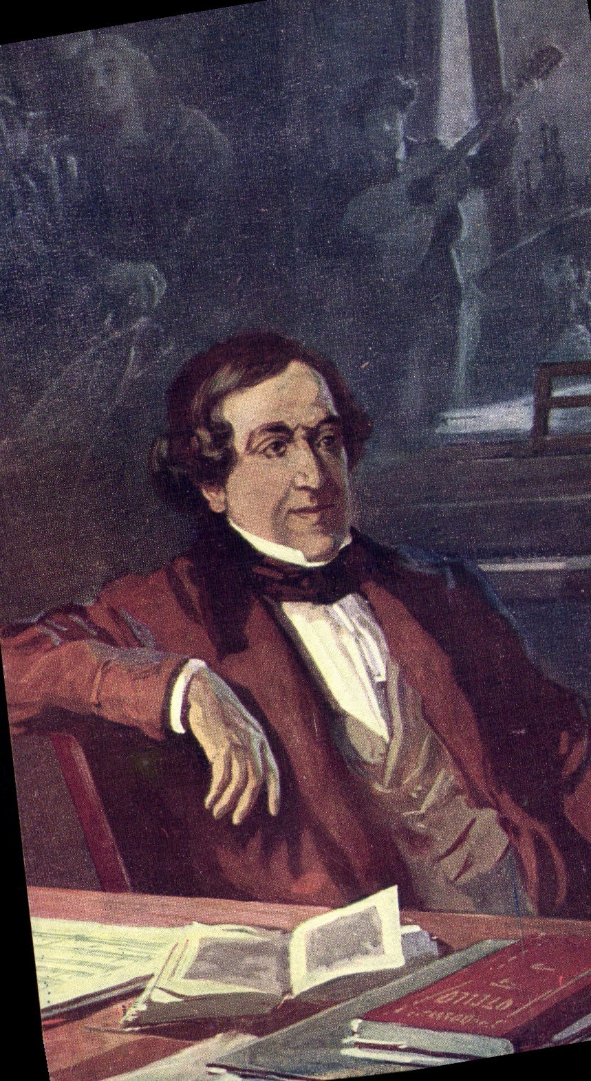 CPA Balestrieri Rossini composant Le barbier de Seville 