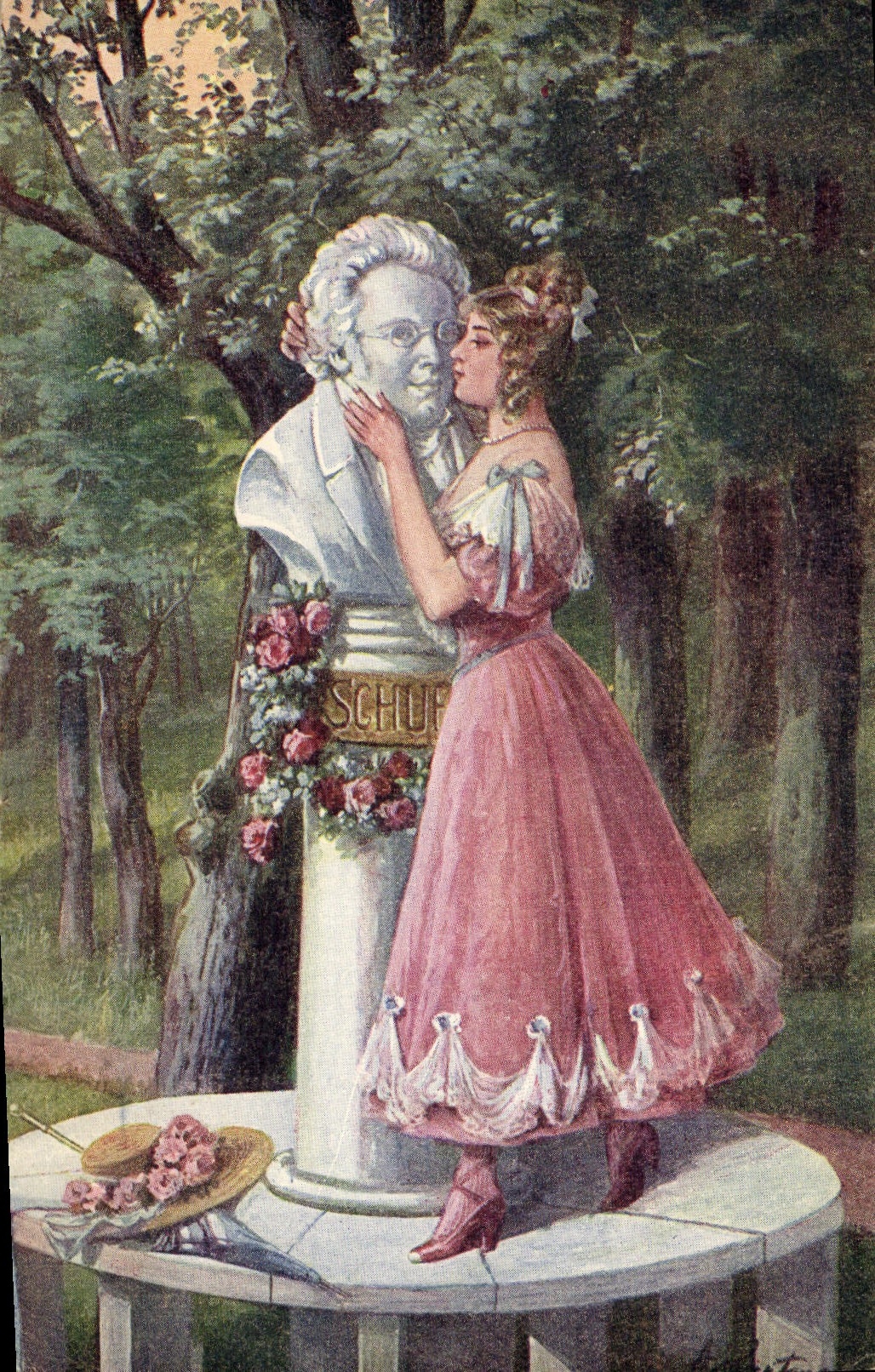 Fantasía de Schubert de la POSTAL de la VENDIMIA