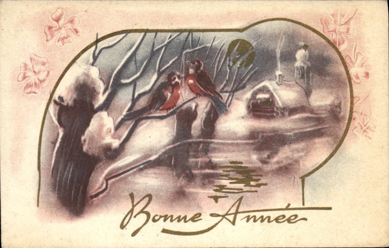 CPA Fantaisie Bonne annee